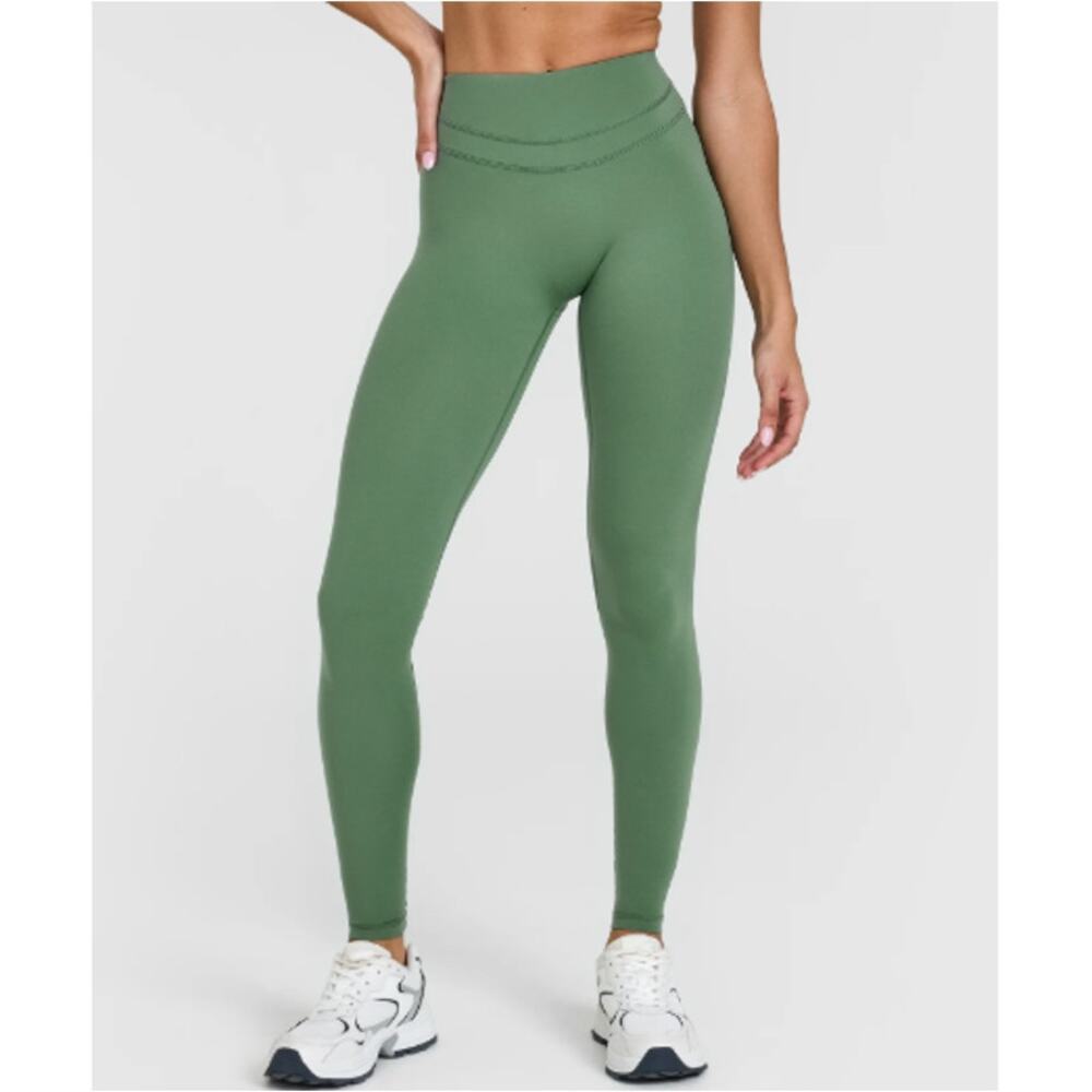 Oner Active Green High-Waist Seamless Leggings